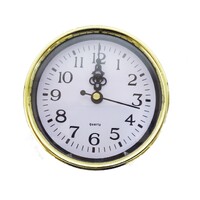 Australian RV Accessories Wall Clock Gold 10cm Quartz