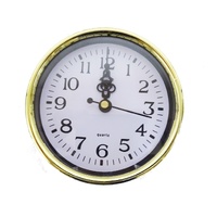 Australian RV Accessories Wall Clock Gold 10cm Quartz
