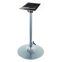 Breha Wineglass Table Leg with Plate Top