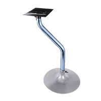 Breha Wineglass Table Leg - Bent Tube