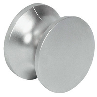 Large Push button Knob - Matte Nickel