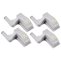 4 X LED Light Sensor Door Hinge Kitchen Cupboard Caravan Cabin Motor home Parts