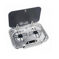 Dometic /Smev 2 Burner Cook-top with Glass Lid - PI8022