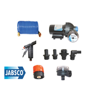 Jabsco Deckwash Kit 4GPM & Hose
