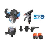 Jabsco 15 Ltr Deckwash Kit High Pressure 4G 60PSI 12v