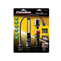 Camelion 3in1 LED Rechargeable Torch Kit