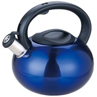 Royal Deluxe Stainless Steel Whistling Kettle 2.5L - Blue