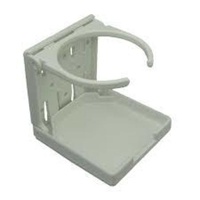 Folding Cup Holder Car Caravan - White