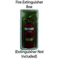 Fire Extinguisher Box - White