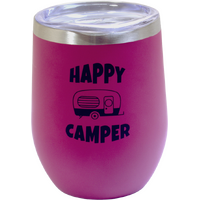 Pink Keep Cup - Happy Camper