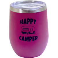 Pink Keep Cup - Happy Camper