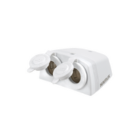 NARVA Surface Mount ACC/ACC Socket White 81160WBL