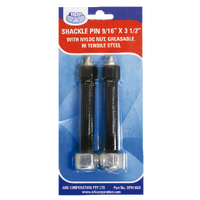 ARK Shackle Pins Greasable 2 Pack 9/16" X 3 1/2" SP916GB