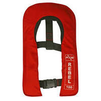 Inflatable Safety Jacket Rebel 100 Junior Manual Red