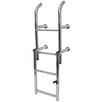 Ladder Stainless Steel 4 Rung Thin Style