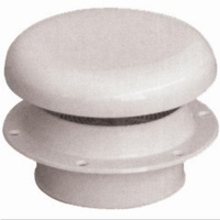 MUSHROOM VENT WHITE PLASTIC RWB554