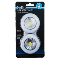 Brillar Peel & Stick Lights with COB LED technology set of 2