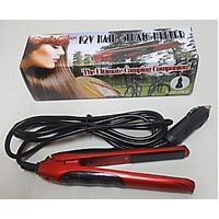 Simply Glam 12V Hair Straightener Red