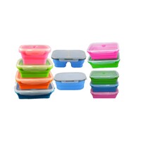 Collapsible Space Saving Pack 5 Container Set