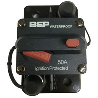 BEP 50A WATERPROOF PANEL MOUNT CIRCUIT BREAKER WITH MANUAL DISCONNECT