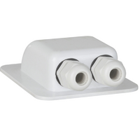 White ABS Solar Cable Entry Point HS-8866